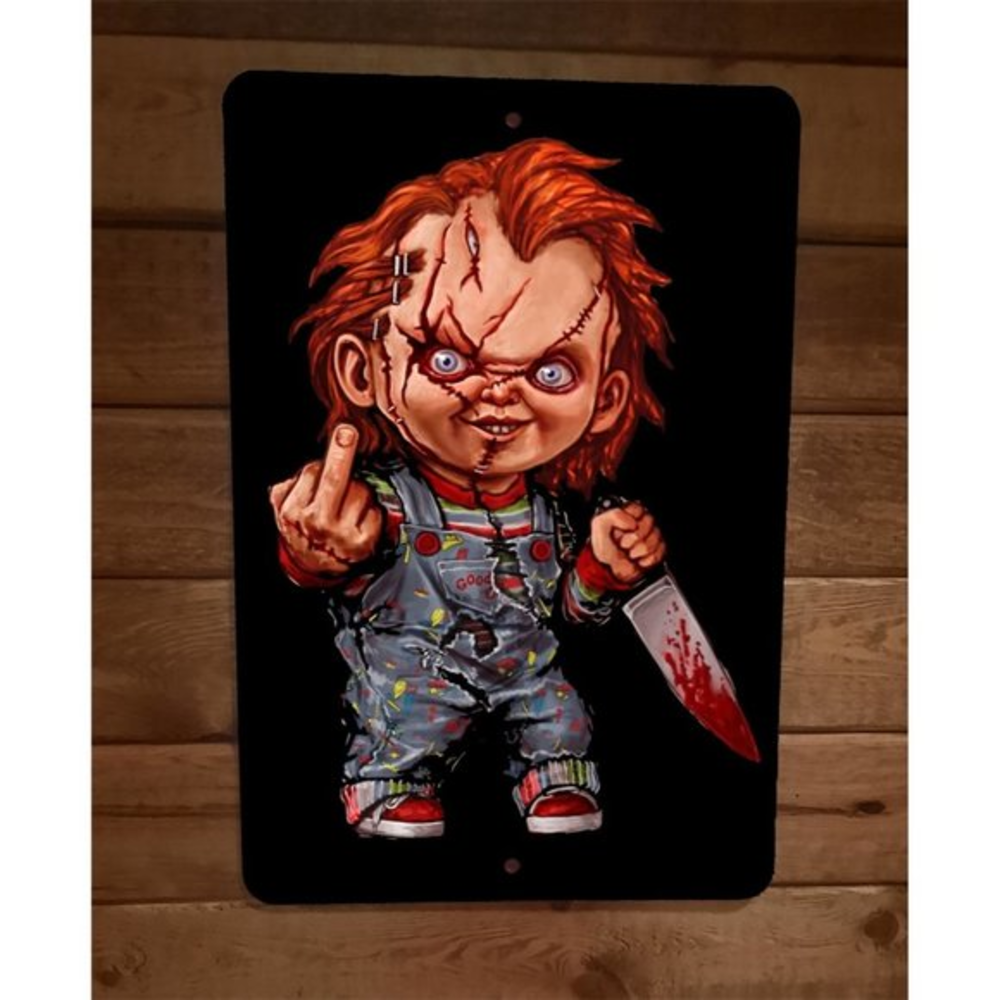 You're Number One Chucky 8x12 Metal Wall Sign Poster